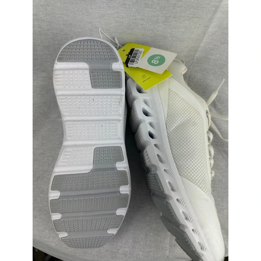 All in‎ Motion Mens White Mesh Athletic Running Sneakers Shoes Size 8.5 NEW